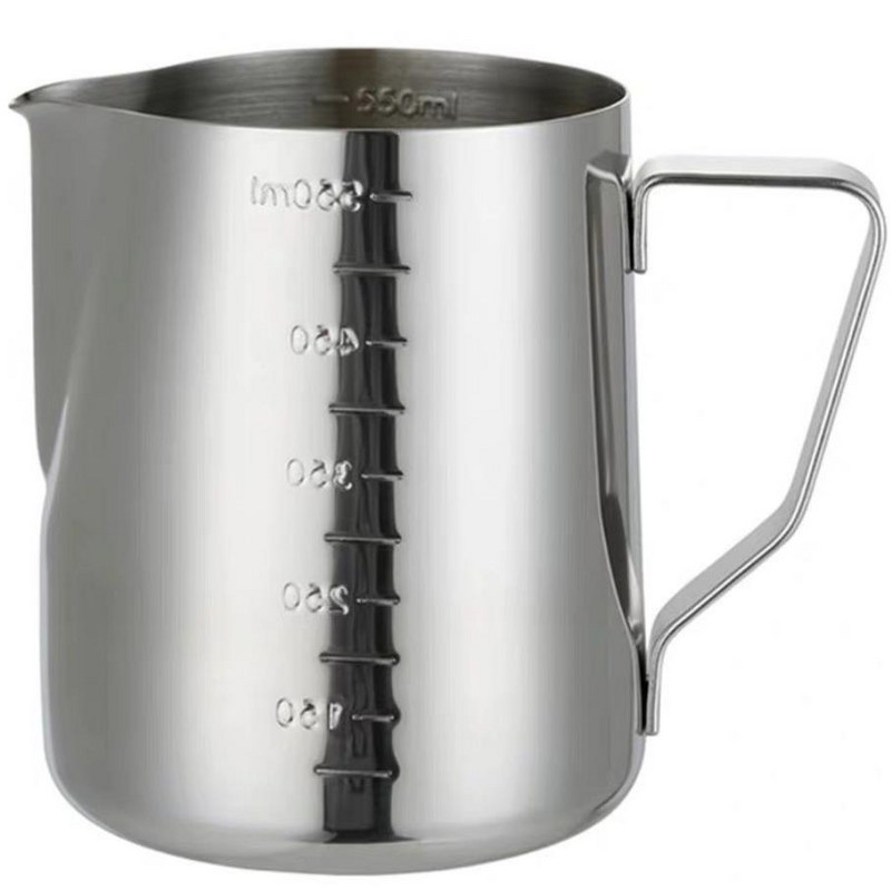 Kavos Ravioli Latte Art Pieno skardinė 304 Nerūdijančio plieno smailios burnos kavos puodas Išgalvotas kavos menas Kepimas Virtuvės įrankiai Arbata E11585