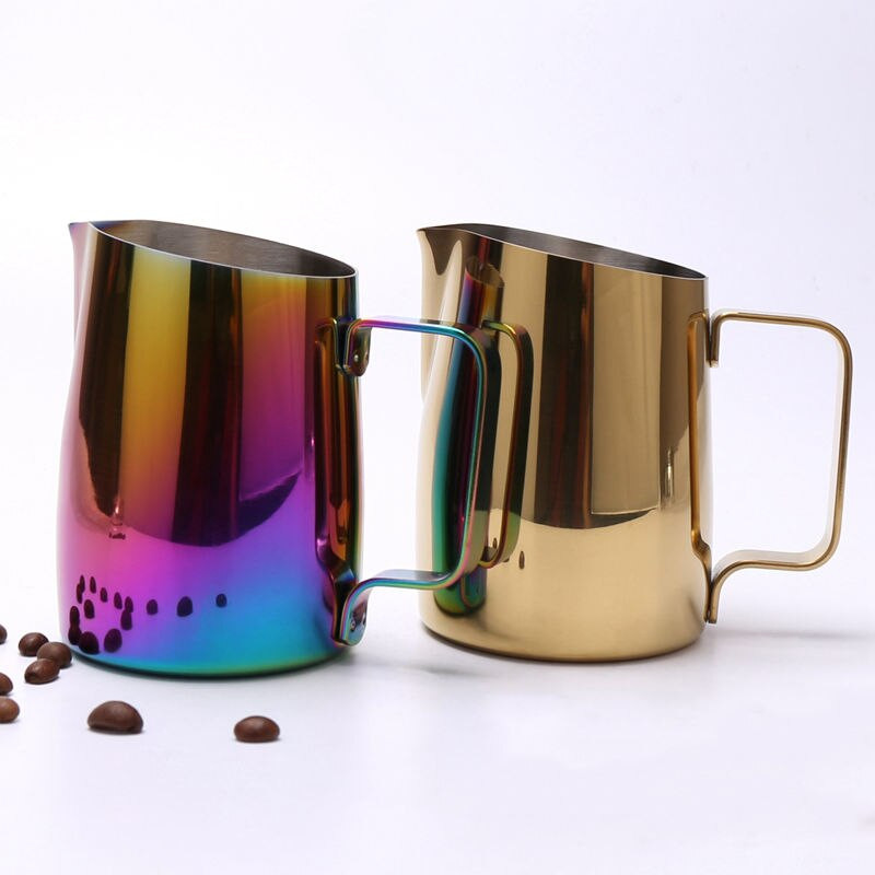 Virtuvinis nerūdijančio plieno pieno putų ąsotis Espreso kavos ąsočiukas Barista Craft Coffee Latte Pieno putojimo ąsotis E11580