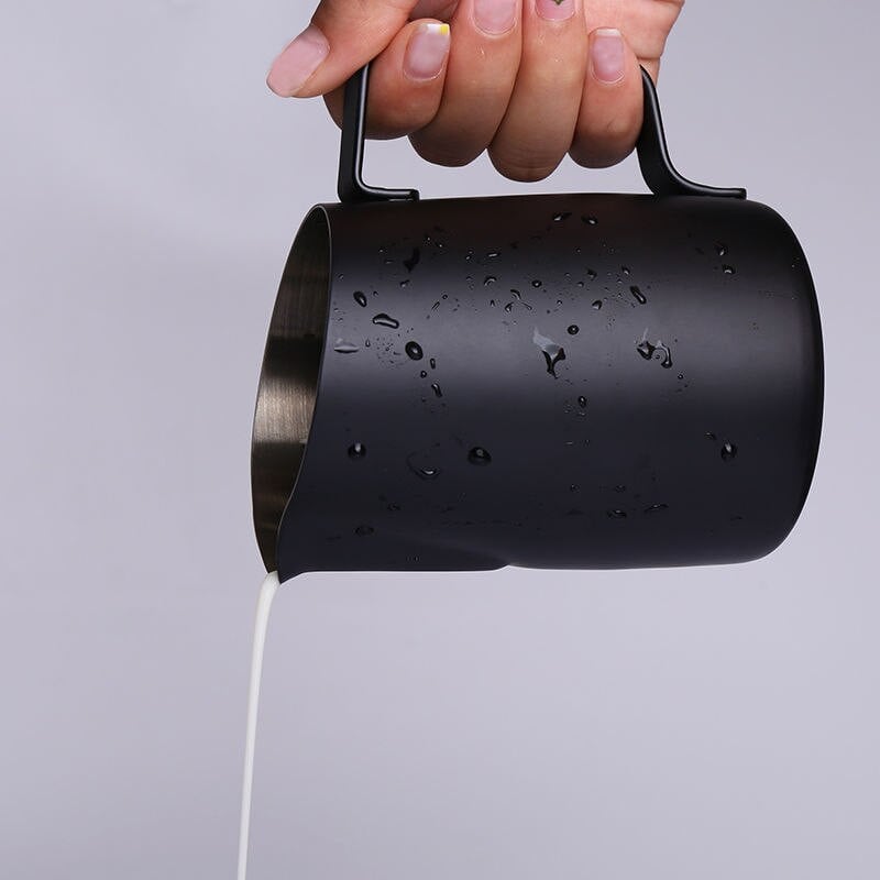 Virtuvinis nerūdijančio plieno pieno putų ąsotis Espreso kavos ąsočiukas Barista Craft Coffee Latte Pieno putojimo ąsotis E11580