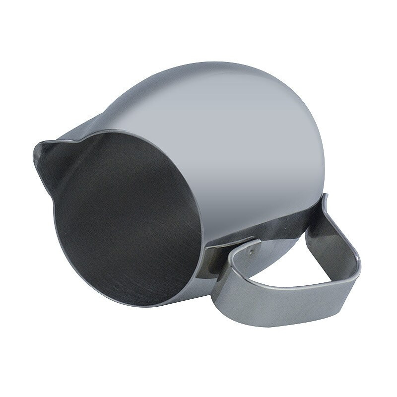 Tejkannák Rozsdamentes acél habosító kancsó Húzó virágpohár Kávés Tejhabos Latte Art tejhab eszköz Kávékészlet