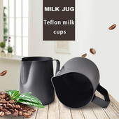 Nelipnios dangos nerūdijančio plieno pieno putų ąsotis Espreso kavos Barista Craft Latte Cappuccino kremo putojimo ąsotis