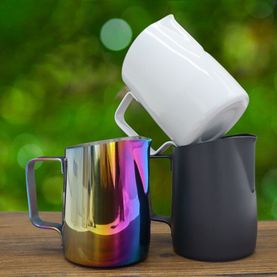 420 ml-es rozsdamentes acél eszpresszó kávéfőző tejhabos kancsó Barista Craft latte cappuccino tejszínes kancsó kávéhúzó csésze