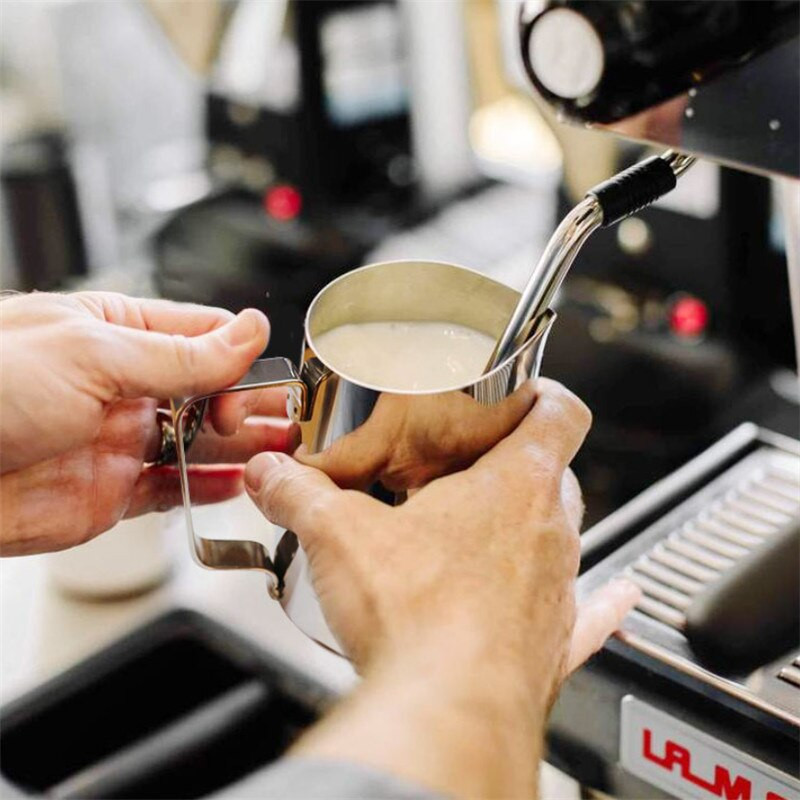 420 ml-es rozsdamentes acél eszpresszó kávéfőző tejhabos kancsó Barista Craft latte cappuccino tejszínes kancsó kávéhúzó csésze