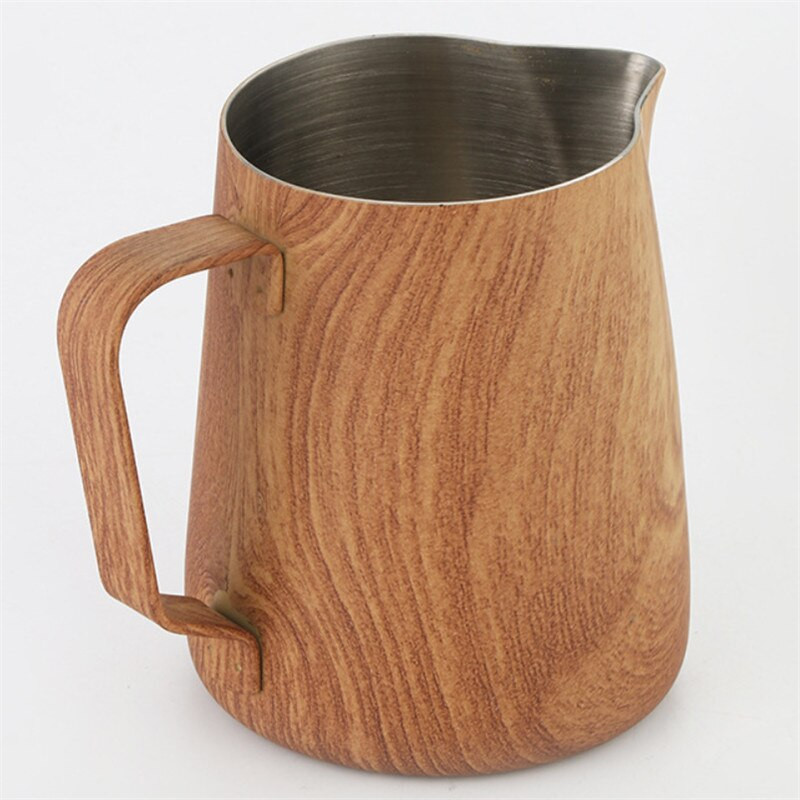 350/600 ml kavos ąsotis nerūdijančio plieno pieno putų ąsotis Latte kavos traukimo gėlių puodelis espreso putotojas puodelis Barista įrankiai