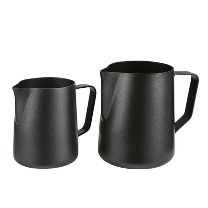 Kavos girliandos puodelis Ekologiškas nepridegantis pieno putų puodelis Patvarus nerūdijančio plieno pieno bakelis Praktiškas kavos indas 350/600 ml