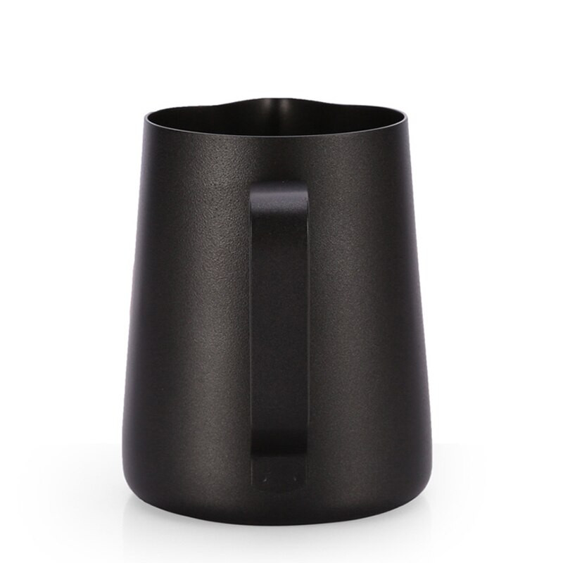 Tartós, rozsdamentes acél tejtartály kávéfüzér csésze Környezetbarát tapadásmentes tejhabos csésze praktikus kávés edény 350/600 ml