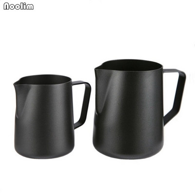 NOOLIM must nakkumatu kattega kohvikruus tassikann roostevabast terasest espressopiimakohvi vahustamiskann Tamper Cup kruus 350ml /600ml