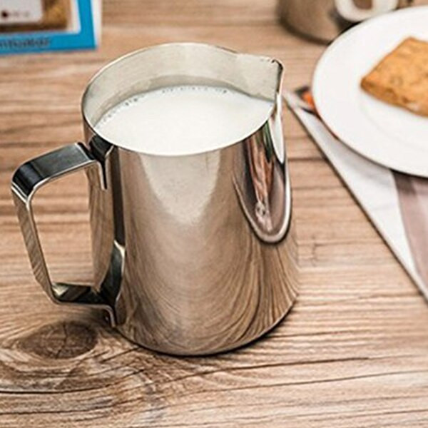 LUDA Tejkancsó Tejkancsó Rozsdamentes acél tejedények Tejhabosítóhoz Craft Kávé Latte Tejhabos Kancsó Latte Art (200