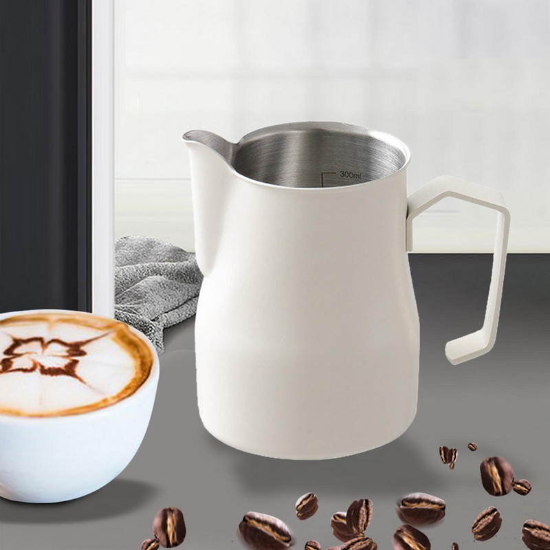 Tejhabos kancsó rozsdamentes acél eszpresszó kancsó Matcha Home-hoz