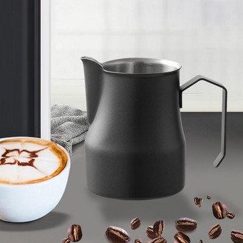 Αξεσουάρ μηχανής εσπρέσο από ανοξείδωτο χάλυβα Milk Frothing Pitcher Αξεσουάρ για καφετιέρα για καφέ