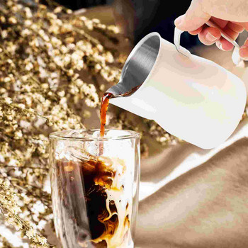 Κύπελλο Pitcher Frothing Frothing Jug Espresso Coffee Steaming Creamer Gravy Latteart από ανοξείδωτο ατσάλι Steamer Steam Boat Sauce