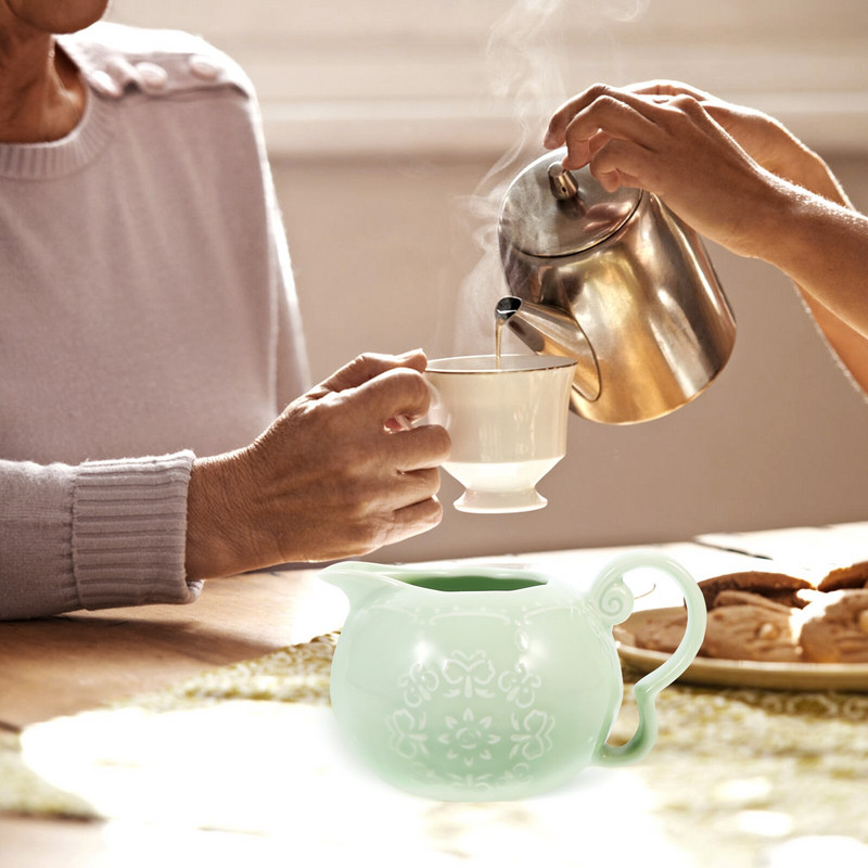 Kancsó Cukorkrém Keramiccream Kávéfedő Táltartály készlet Sószósz adagoló Bögre Kancsó Kancsók Kiöntő Porcelán Latte