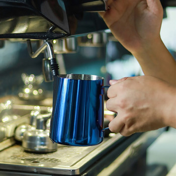 Κανάτα για καφέ Espresso Creamer Macchiato Cappuccino Latte Art Maker Pitcher Cup Κανάτα για αφρόγαλα από ανοξείδωτο ατσάλι 350/600ML