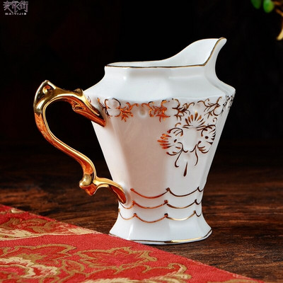 Európai stílusú vintage tejeskannák Modern kreatív tejkancsó Latte Art tejeskannák Eszpresszós csészék Kannák Kávé edények BC50NG