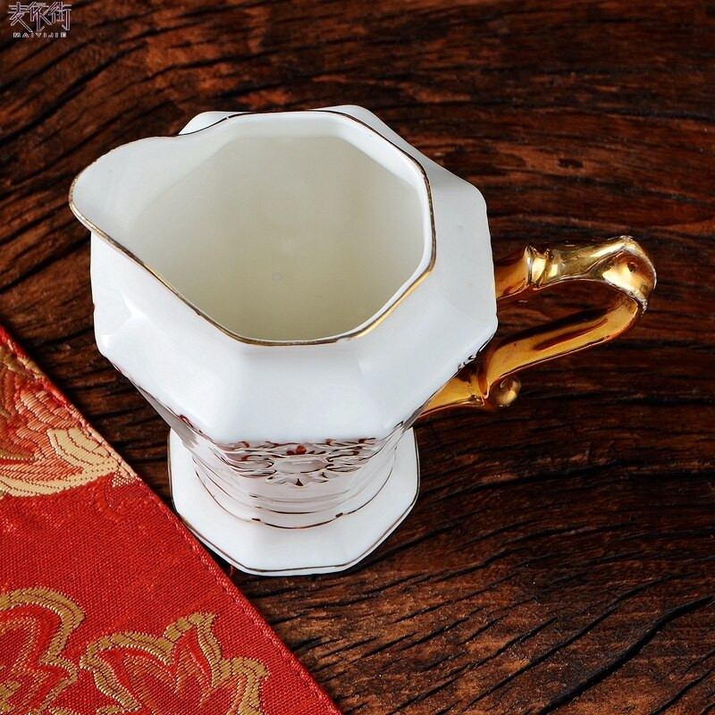 Európai stílusú vintage tejeskannák Modern kreatív tejkancsó Latte Art tejeskannák Eszpresszós csészék Kannák Kávé edények BC50NG