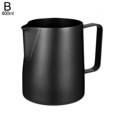 350/600 ml tapadásmentes acél tejhabos kancsó Eszpresszó kancsó Craft Barista Cappuccino Coffee Latte habosító krém N5e9