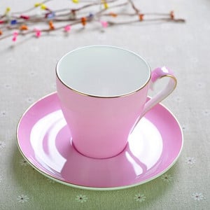 220ml, színes csontporcelán kávés csésze és csészealj készlet, Nespresso csészekészlet, Tazas cafe termos kávés bögre, Cappuccino csészekészlet