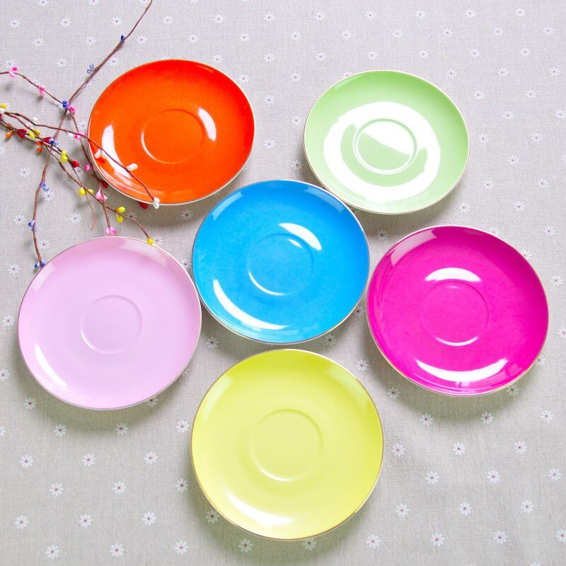 220ml, színes csontporcelán kávés csésze és csészealj készlet, Nespresso csészekészlet, Tazas cafe termos kávés bögre, Cappuccino csészekészlet