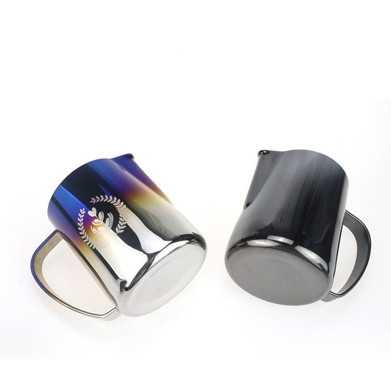 Puodo ąsotis – geriausio pieno putotojo garų puoduko puodelis – putų gamyba kavai Matcha Cappuccino Latte ir karštam šokoladui –