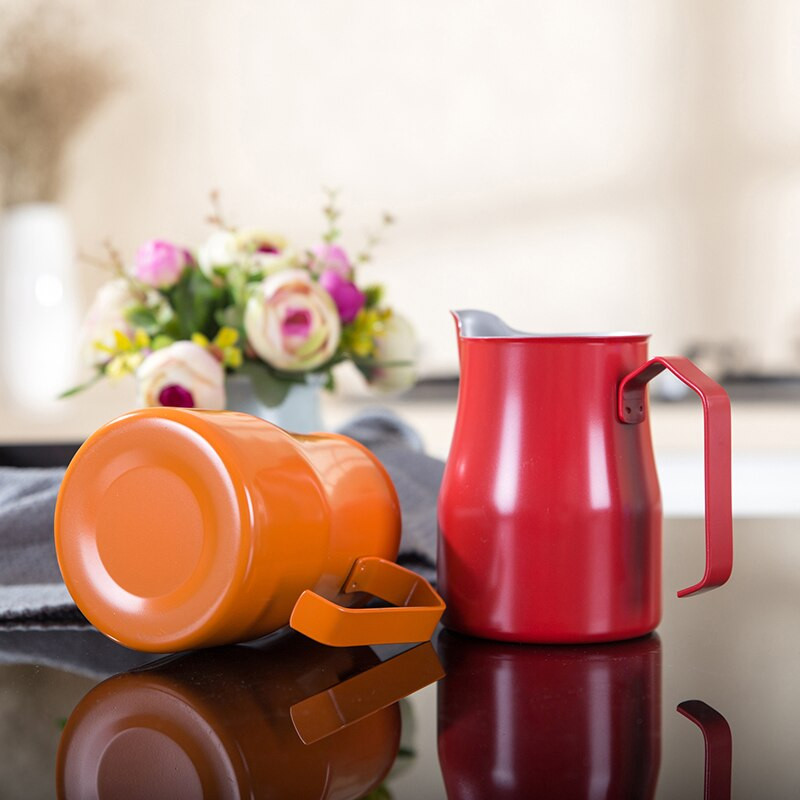 Rozsdamentes acél tejhabosító kancsó - Espresso gőzölő tejhabosító csésze, tökéletes Latte Art számára