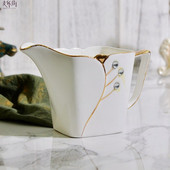 Nordic Modern kerámia tejkannák Bone China Otthoni Tejkancsó Latte Art Tejkannák Espresso Csésze Kanyók Kávéedények BC50NG