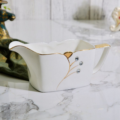 Nordic Modern kerámia tejkannák Bone China Otthoni Tejkancsó Latte Art Tejkannák Espresso Csésze Kanyók Kávéedények BC50NG