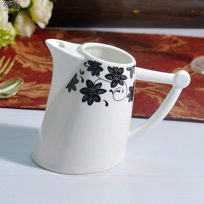 Nordic Vintage Tejkancsók Kiváló minőségű Kreatív Tejkancsó Latte Art Tejkannák Eszpresszóscsészék Pot A Lit Kávéedények BC50NG
