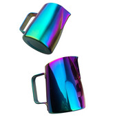 Aukštos kokybės nerūdijančio plieno pieno ąsočiai Espreso kavos ąsočiai virtuvėje Namų kavos ąsočiai Latte Pieno putojimo ąsočiai Kavos įrankiai