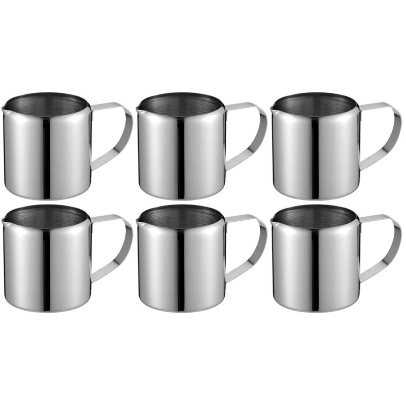 Чаша Jugpitcher Чаша за разпенване на сметана Чаши за наливане на кафе от неръждаема стомана Еспресо Пенообразувател за капучино Метални кани Сос Мед Пара