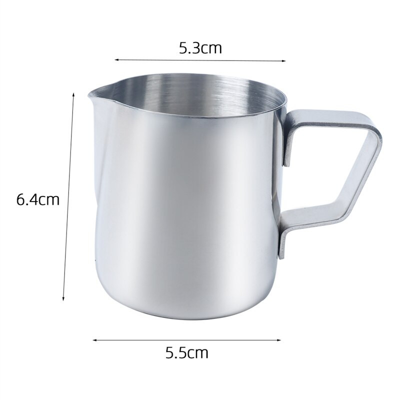 Vrč za pjenjenje mlijeka od nehrđajućeg čelika Espresso kava Barista Craft Latte Cappuccino Šalica za pjenjenje s mlijekom Vrč za pjenjenje Pitche vrč za mlijeko