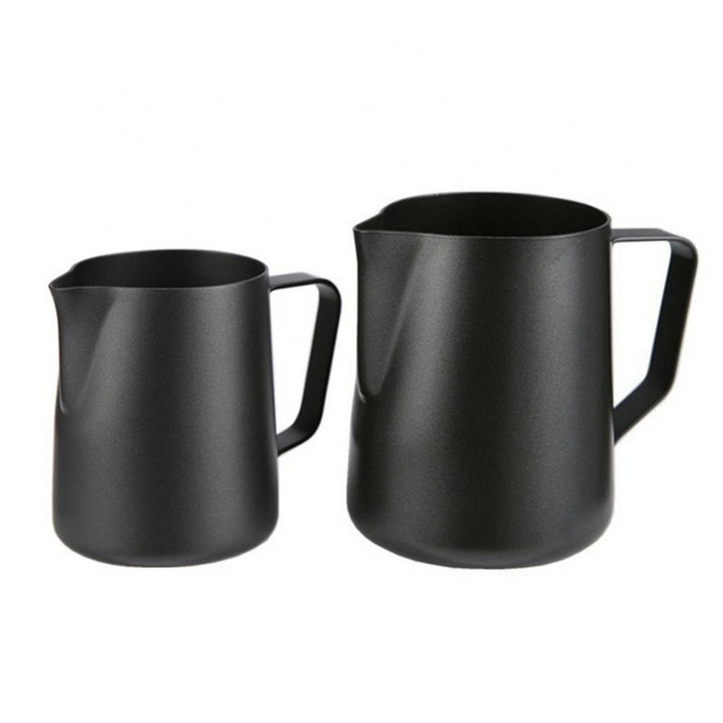 350/600 ml rozsdamentes acél tejhab kávé tejeskávé cappuccino habosító kancsó