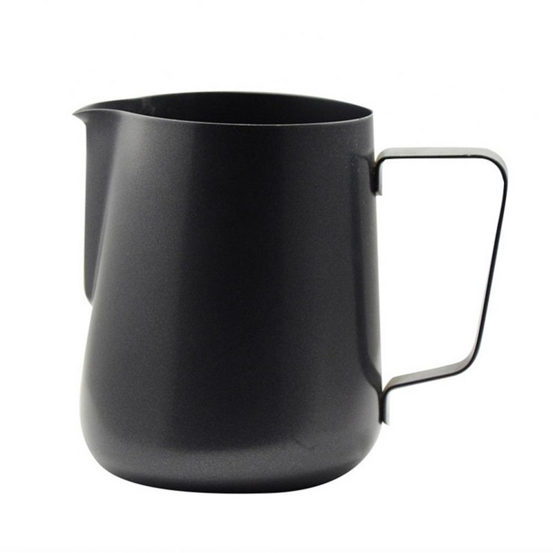350/600 ml rozsdamentes acél tejhab kávé tejeskávé cappuccino habosító kancsó