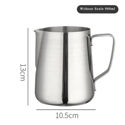 Nerūdijančio plieno pieno putų ąsotis Espreso kava Barista Craft Latte Cappuccino Pieno ąsočiai Gėlių puodelis Kavos reikmenys