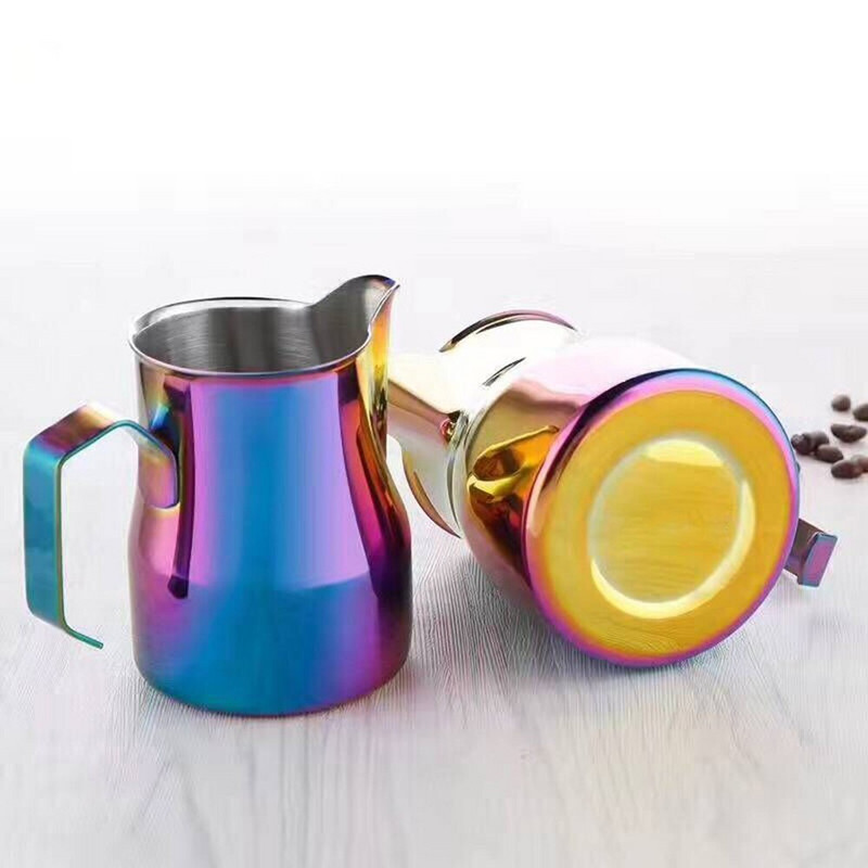 550/700 ml-es rozsdamentes acél tejhabos kancsó Eszpresszó kávékancsó Barista Craft Coffee Latte tejhabosító kancsó tejeskancsó