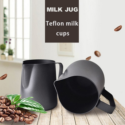 Mittekleepuva kattega roostevabast terasest piimavahustamiskann Espresso kohvi Barista Craft Latte Cappuccino koorevahustamiskann