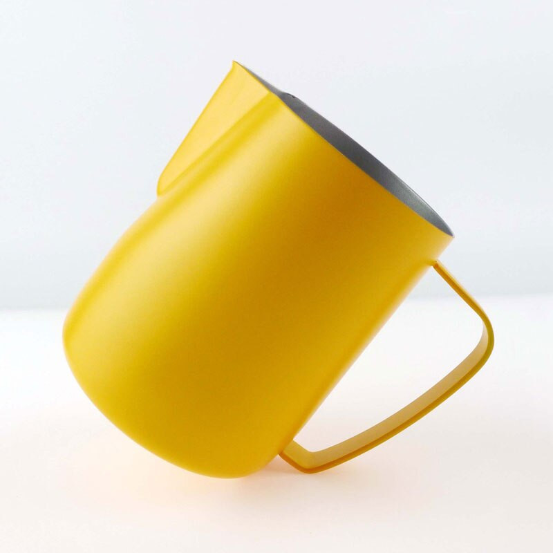 Pieno garinimo ir putojimo ąsotis, nerūdijančio plieno nepridegantis pieno ąsotis, ištraukiamas gėlių puodelis, puikiai tinkantis kavai cappuccino Latte Art