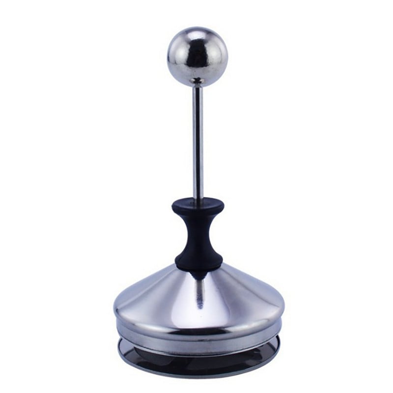 400 ml rankinis pieno putų plakiklis Buitinis nerūdijančio plieno kavos putotuvas dvigubo tinklelio kavos kapučino putojimas grietinėlės virtuvės įrankiai