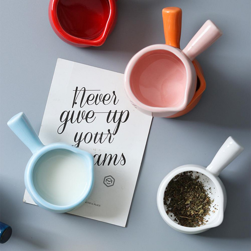 Mini szószkancsó praktikus dekoratív 7 színű kerámia kis méretű szószkancsó salátaszószhoz