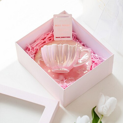 Ceașă de cafea din ceramică Accesorii nordice amuzante Ceașă de ceai cu bule Espresso Cana nordică de după-amiază Kubki Do Kawy I Set de cești Herbaty