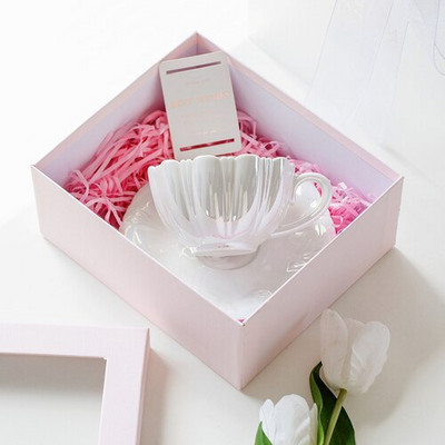 Ceașă de cafea din ceramică Accesorii nordice amuzante Ceașă de ceai cu bule Espresso Cana nordică de după-amiază Kubki Do Kawy I Set de cești Herbaty