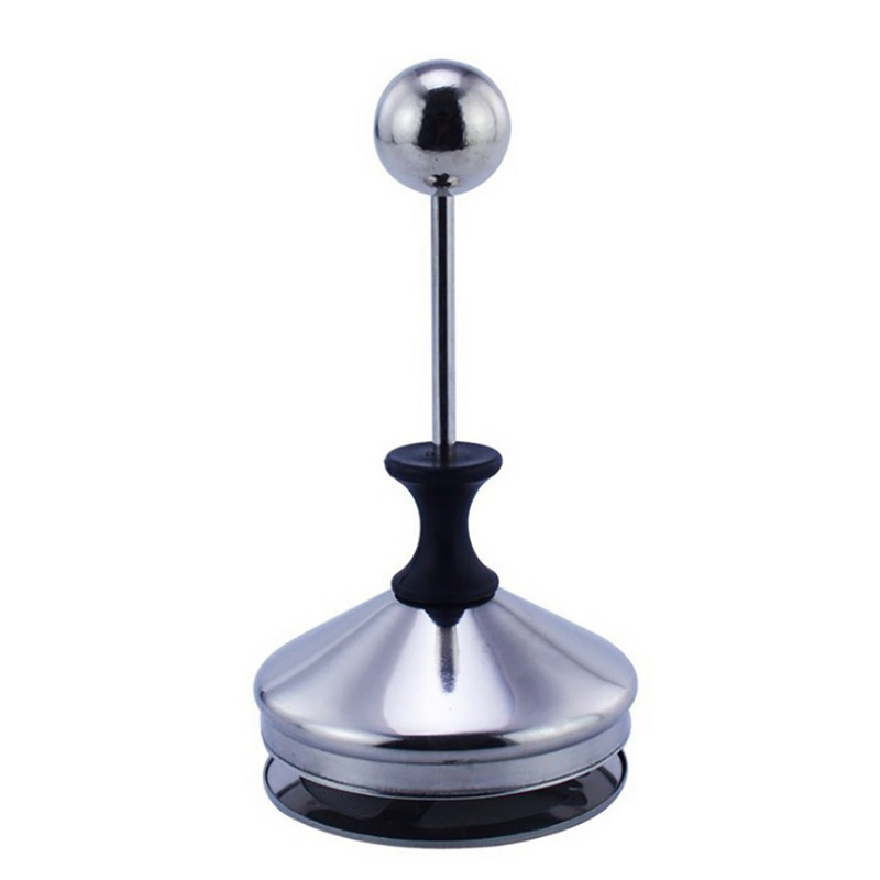 400 ml rankinis pieno putų plakiklis Buitinis nerūdijančio plieno kavos putotuvas dvigubo tinklelio kavos kapučino putojimas grietinėlės virtuvės įrankiai