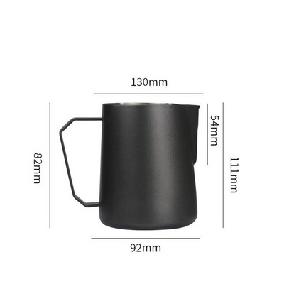 Naujo dizaino pieno putų ąsotis espreso kavos barista latte cappuccino pieno grietinėlės putos puodukas puodelio ąsočio ąsočio virimo aparatas