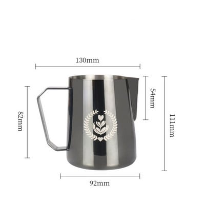 Naujo dizaino pieno putų ąsotis espreso kavos barista latte cappuccino pieno grietinėlės putos puodukas puodelio ąsočio ąsočio virimo aparatas