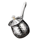 Ąsotis kavos putojimo puodo puodelis putos plakiklis ąsočio grietinėlės šildytuvo dozatorius turkiškas aparatas sviesto keptuvė espreso tirpinimas garuose