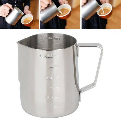 350 ml piimavahustamiskann roostevabast terasest kohvitööriistade tass espresso Latte Art ja piimavahustaja tasside jaoks