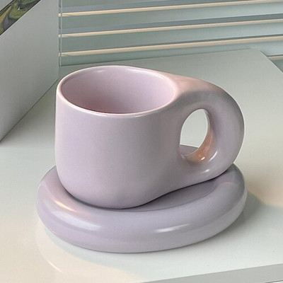 Εξατομικευμένη καινοτομία Coffee Cup Latte Art Funny Restaurant Επιδόρπιο Cappuccino Cup Xicaras Fofas E Diferentes Teaware Kawaii Cup