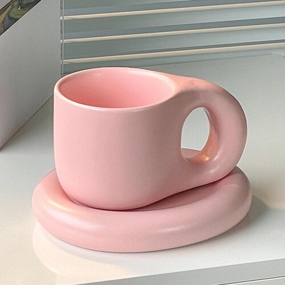 Εξατομικευμένη καινοτομία Coffee Cup Latte Art Funny Restaurant Επιδόρπιο Cappuccino Cup Xicaras Fofas E Diferentes Teaware Kawaii Cup