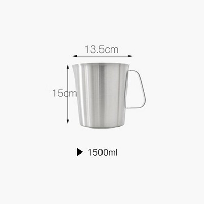 Vrč od nehrđajućeg čelika Vrč za pjenjenje mlijeka Proizvodnja cappuccina Mlijeko Čaj Kava Šalica za mlijeko Vrč za pjenjenje mlijeka Posuda za mlijeko