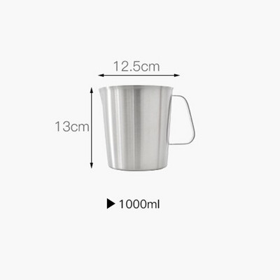 Vrč od nehrđajućeg čelika Vrč za pjenjenje mlijeka Proizvodnja cappuccina Mlijeko Čaj Kava Šalica za mlijeko Vrč za pjenjenje mlijeka Posuda za mlijeko