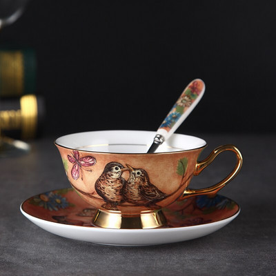 Espresso Ceramic Cute σετ τσαγιού Πολυτελή επιτραπέζια σκεύη καφέ Φλιτζάνια επιδόρπιο Αξεσουάρ Tazas Desayuno Originales Cup Cappuccino